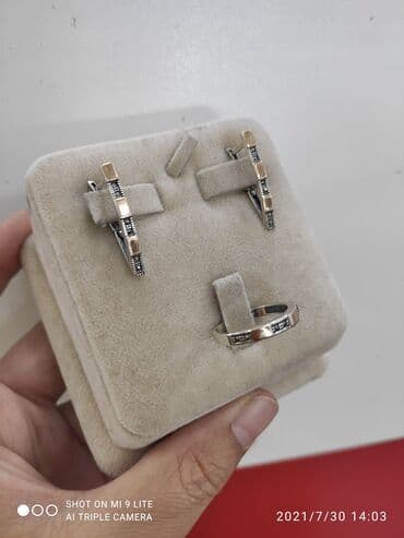 свадебные наборы ручной: Серебро покрыто золотом пробы 925 Производитель Турция Качество — 5