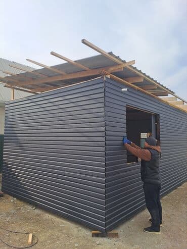 дом из сип панеля: Модульное строение/бытовка с утеплением и внешней отделкой. Описание — 3