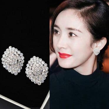 элегантное свадебное кружевное платье: Эти изысканные серьги У — воплощение роскоши и женственности. Слева — 2