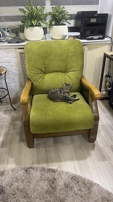 спальный нарнитур ош: Гарнитур для зала, Шкаф, ДСП, цвет - Коричневый — 6