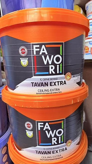от запаха: Потолочная краска FAWORI Tavan Extra - Назначение: для потолков в — 1