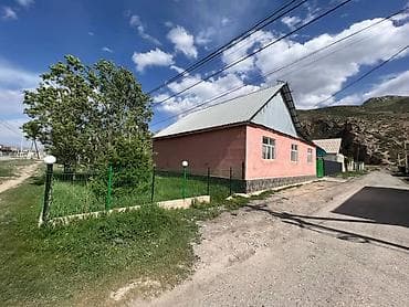 Дом с приусадебным участком. - Кирпичный одноэтажный дом с двускатной