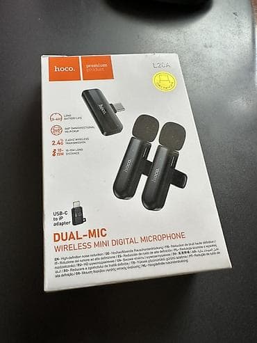 redmi note 9 t: HOCO L20A Dual-Mic — беспроводной мини‑набор цифровых микрофонов - — 2
