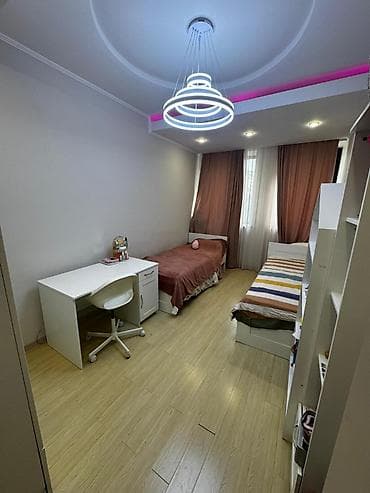 асанбай район: 3 комнаты, 105 м², Асанбай мкр Индивидуалка, 5 этаж, Евроремонт — 2