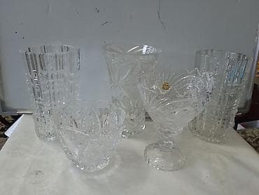 Набор советского хрусталя/прессованного стекла Состав по фото: -