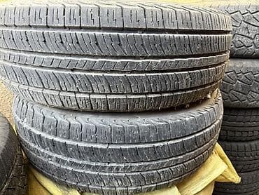 от солнца: Шины 235 / 70 / R 16, Лето, Б/у, Пара, Внедорожные (АТ/МТ), Корея, Kumho — 1