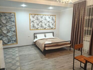 квартира гостиничного типа бишкек аренда: Квартира посуточно Просторные светлые номера-студии с двуспальной — 1