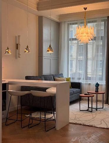 ts group: 2 комнаты, 48 м², Асанбай мкр Элитка, 2 этаж, Дизайнерский ремонт — 1