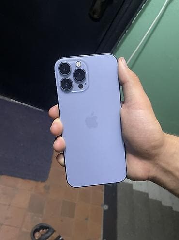 apl: IPhone 13 Pro Max, Б/у, 256 ГБ, Sierra Blue, Защитное стекло, 78 % — 1