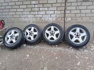 Колеса в сборе 215 / 60 / R 17, Б/у, Комплект, Легкий коммерческий транспорт (C/LT), Литые, отверстий - 5