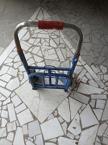 сетка на багаж: Садово-строительная тачка и тележка, Стальная, Двухколесная, Б/у — 1