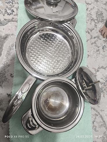 посуда бу: Продается посуды Zepter (Germany), нержавеющая сталь б/у блиница в — 2