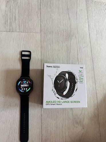 Другие смарт-часы: Hoco Watch Y43 — умные часы с большим AMOLED-экраном и GPS Основные — 2