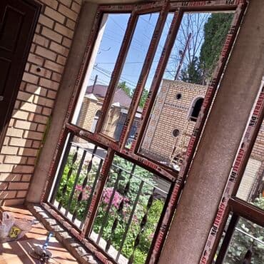 Дизайн, проектирование: Терезе жана эшиктер алюминий жана платик баардык туру бар арзан жака — 4