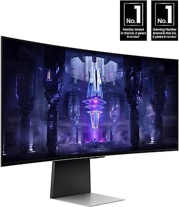 самсунг з: Монитор, Samsung, Б/у, OLED, 34" - 35" — 4