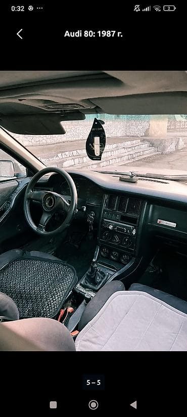 ауди а6 с4 1: Audi 80: 1987 г., 1.8 л, Кол менен иштөөчү, Бензин, Седан — 3