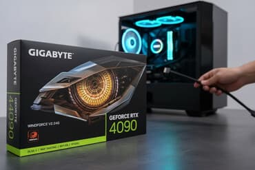 Мониторы: Видеокарта gigabyte rtx4090 windforce 24 gb 392 bit — 1