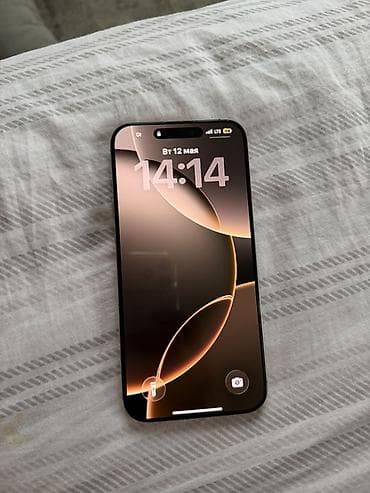 iphone 15й про: IPhone 16 Pro Max, 256 ГБ, Natural Titanium, Чехол, 100 % — 1