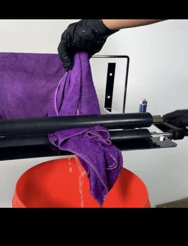 полировычный машынка: Ручной отжиматель для микрофибры/тряпок с настенным креплением - — 2