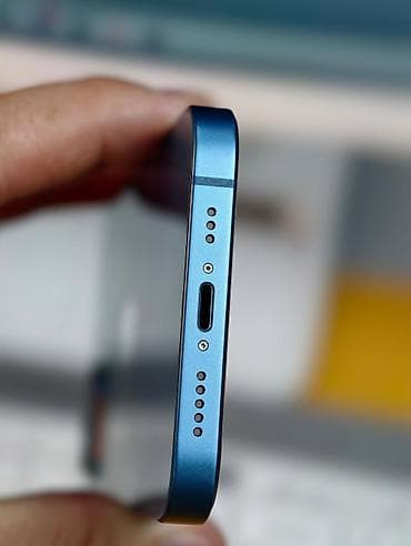 umiio a10 pro: IPhone 13, Б/у, 128 ГБ, Синий, Защитное стекло, Чехол, Коробка, 82 % — 4