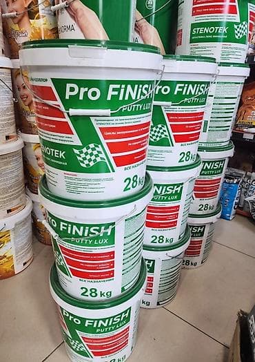 Шпаклевка STENOTEK Pro FINISH, Акриловая, Готовая at lalafo.kg Шпаклевка STENOTEK Pro FINISH, Акриловая, Готовая