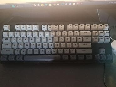 Техника и электроника: Игровой комплект: Беспроводная клавиатура + USB-конденсаторный — 1