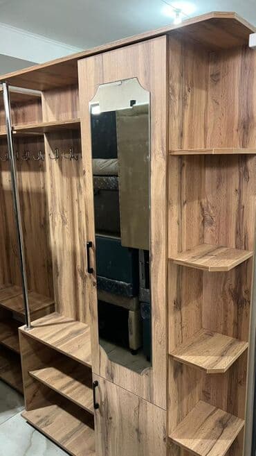 прихожка мебел: Гарнитур для прихожей, Новый, Зеркало, Металл, Бесплатная доставка — 7