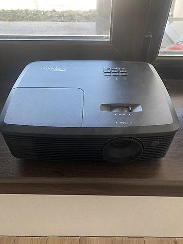 Проектор Optoma w402 DlP - Технология DLP, корпус чёрного цвета -