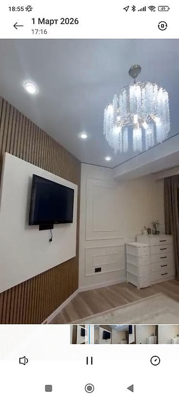 продаю комнату 5 мкр: 2 комнаты, 60 м², 5 этаж, Дизайнерский ремонт — 8