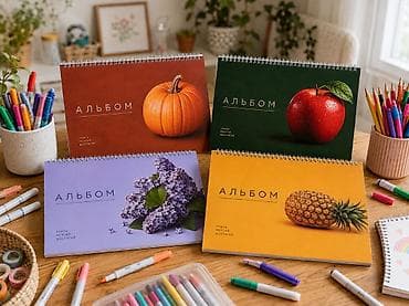 акриловая: 📌Профессиональные альбомы/скетчбуки А4 для рисования (230г) оптом и в — 1