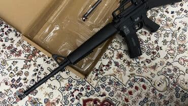 Балдар электр унаалары: Игрушечный орбизный автомат М16 Профессиональный. Пол метал, крепкий — 3