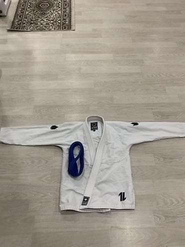 tech flecee nike: Кимоно для дзюдо и джиу джитсу Kingz ONE, размер A0. - Цвет: белый — 2