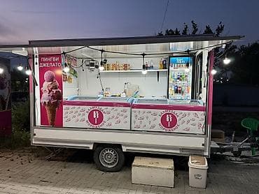 киоска: Фудтрак «Пингви Джелато» — киоск для продажи мороженого и напитков. и — 2