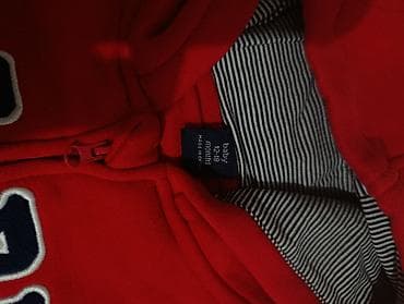 корейская форма: Детский комбинезон с капюшоном, красный. почти новый 2,3раза одевали — 1