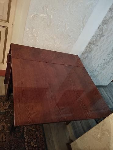 продам туалетный столик: Стол трансформер Для кухни, Стол-книжка, цвет - Коричневый — 3