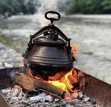 Казан-скороварка (таганок/мангал/костёр) Описание: - Традиционный