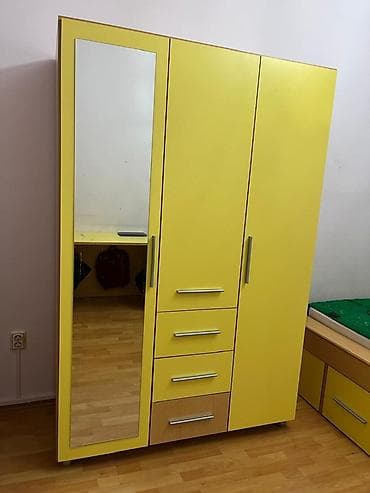 комод с зеркалом: Детский/подростковый мебельный комплект в современном стиле — 5