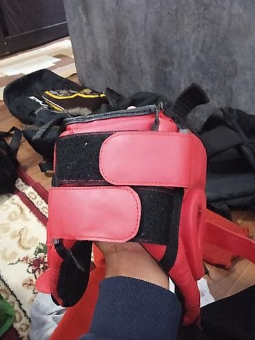 шлем для мма: Шлем Защитный шлем для единоборств TOP TEN Fight, красный. - — 3