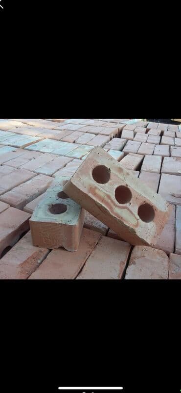 кыш кофе: Тешиктүү, Бышкан кирпич, Жарым блок, 250×120×88 — 9