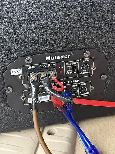 буфер колонки авто: Активный автомобильный сабвуфер Matador в корпусе с фазоинвертором — 3