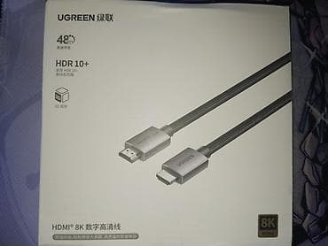 Кабель UGREEN HDMI 2.1 (8K) - Поддержка разрешения до 8K при 60 Гц