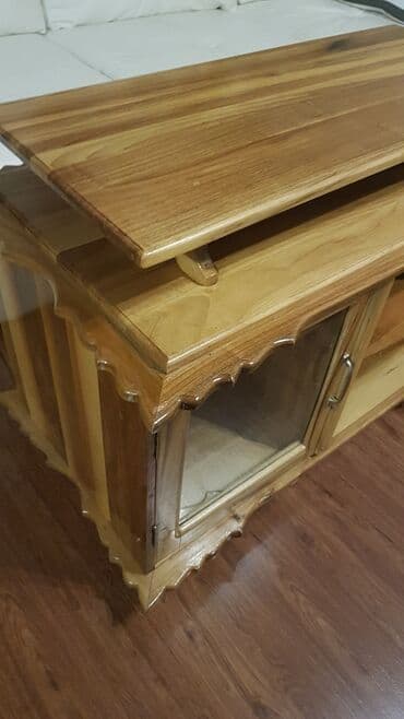 аквариум с тумбой: Тумба из натурального дерева. Ручная работа. Оригинальная и — 5