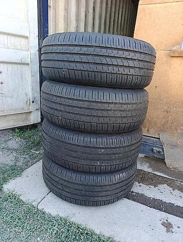 crazy drift: Шины 215 / 55 / R 17, Лето, Б/у, Комплект, Легковые, Таиланд, Falken — 1