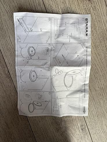 дверные навесы: Встраиваемое новое ведро для мусора Starax (подвесное на дверцу шкафа) — 4