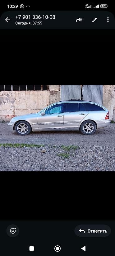 mir muz: Mercedes-Benz C-Class: 2003 г., Автомат, Бензин, Универсал — 2
