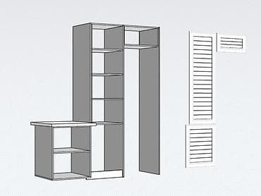 small table: Кухонный гарнитур, цвет - Серый — 5