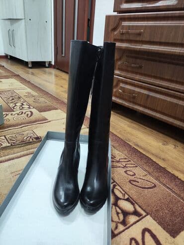 женская обувь больших размеров из германии: Сапоги, 40, Marco Tozzi, Новый, цвет - Черный, Самовывоз, Платная доставка, Бесплатная доставка — 11