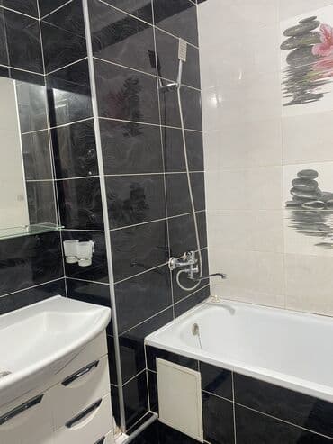 долгосрочная квартира в джалалабаде: 2 комнаты, Круглосуточное заселение, Парковка, Душевая кабина — 11