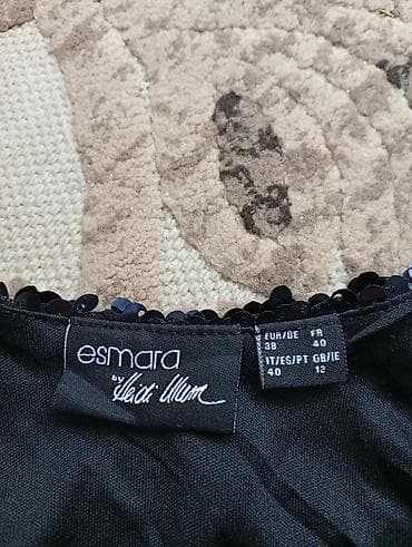 slim patch: Топ Esmara by Heidi Klum с пайетками, Zara,топ с паетками - Модель — 1