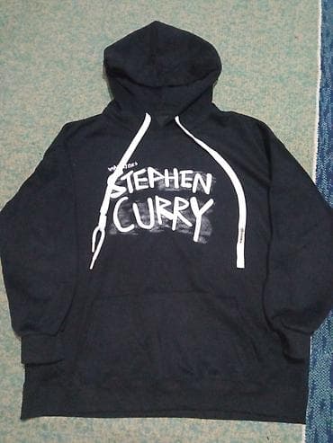 Худи с принтом “Stephen Curry” - Цвет: черный - Принт: крупная